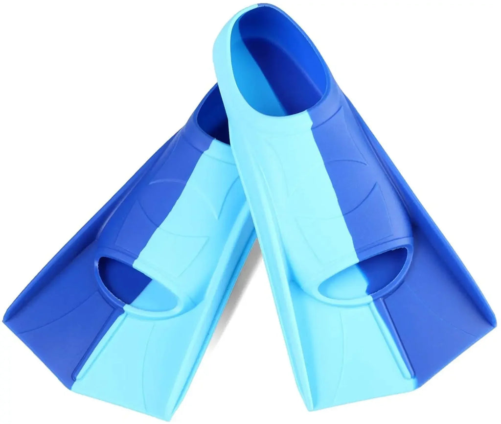 Swimming Fins Men'S Women'S Silicone Short Fin Frog Swimming Lightweight Diving Training Footplate for Adults and Children