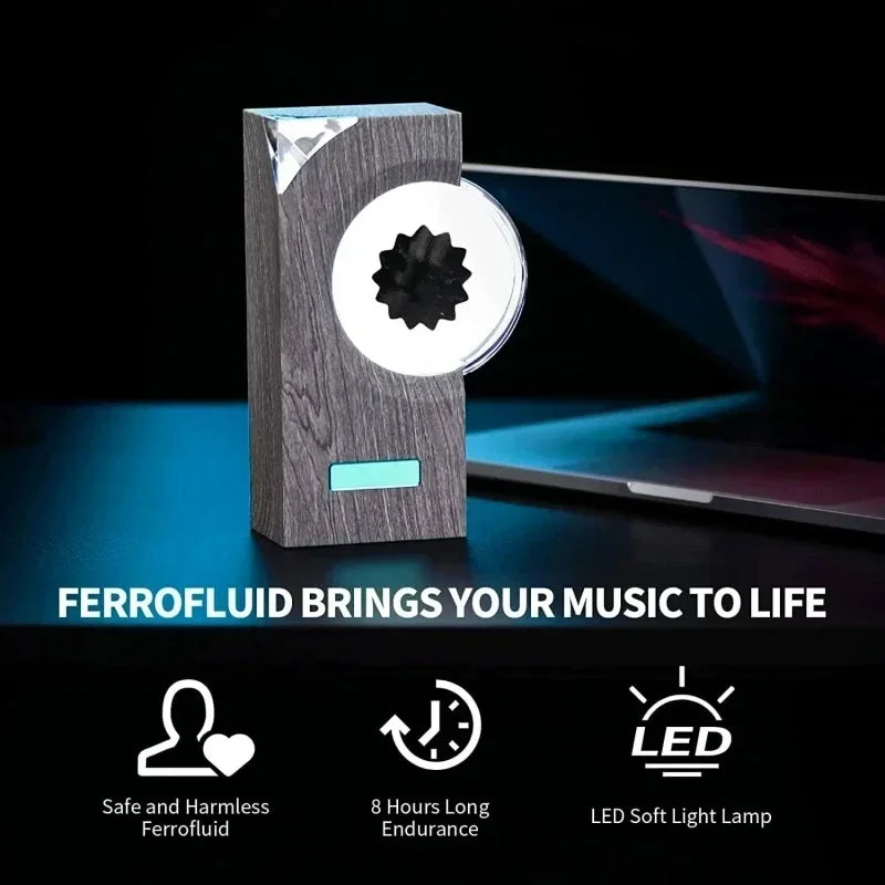 Fluid Speaker Mate, Ferrofluid Sound Visualizer, Ferro Fluid Speaker Music Mate, Ferafluid Speaker Music Mate, Magnetic Fluid Sp