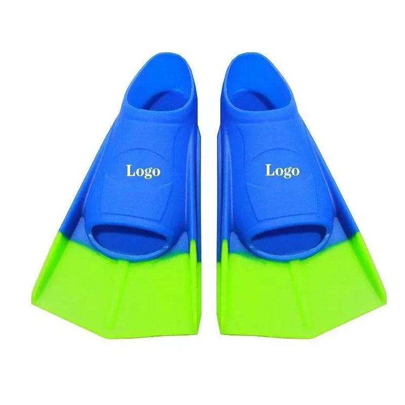Swimming Fins Men'S Women'S Silicone Short Fin Frog Swimming Lightweight Diving Training Footplate for Adults and Children